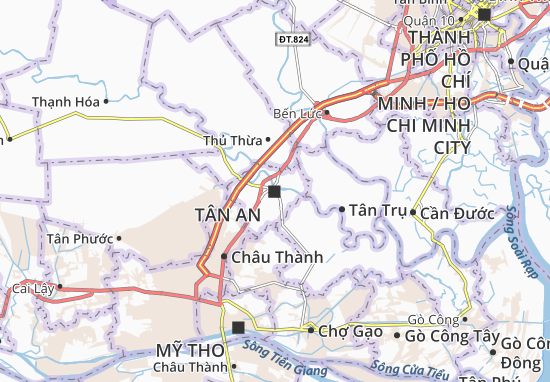 Mapa Tân An