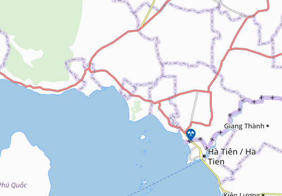 Karte Stadtplan Phumi Damnak Chang Aeur
