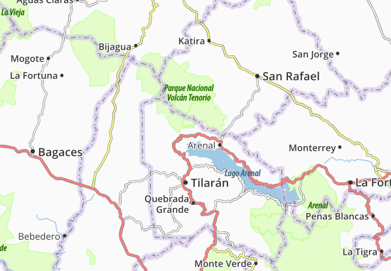 Karte Stadtplan Aguacate