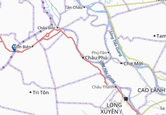 Châu Phú Map