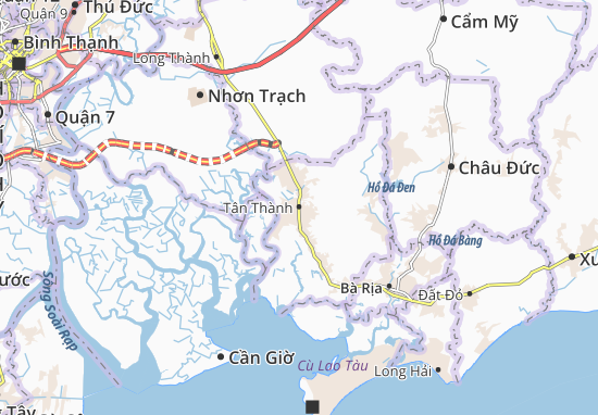 Karte Stadtplan Tân Thành