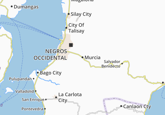 Kaart Plattegrond Murcia