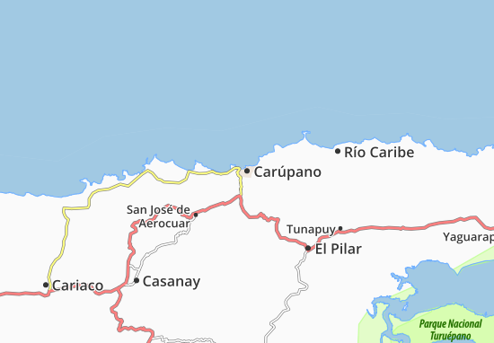 Mapa Carúpano