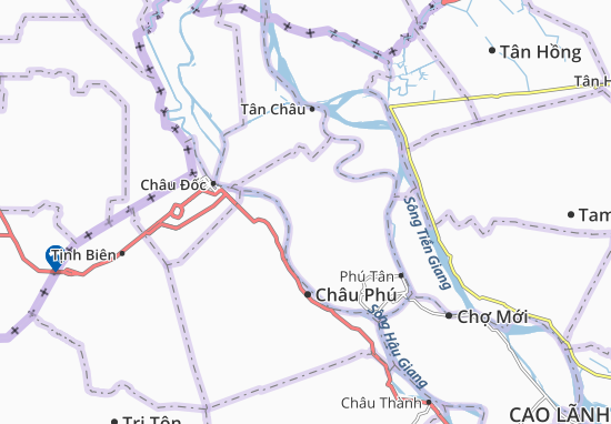 Karte Stadtplan Phú Thành