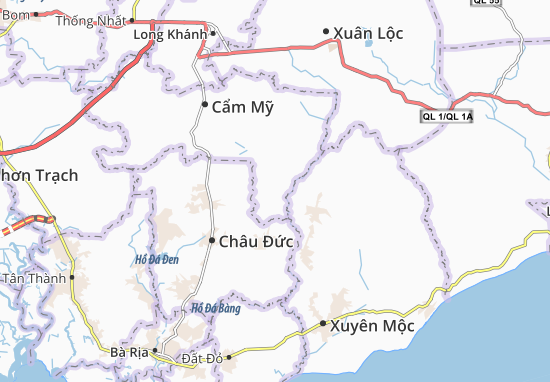 Karte Stadtplan Lâm San