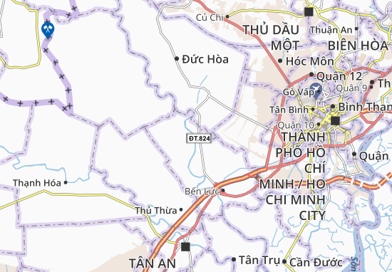Karte Stadtplan Lương Bình
