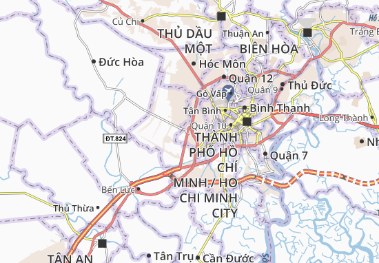 Karte Stadtplan Tân Tạo A