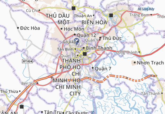 Karte Stadtplan Cô Giang