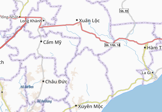 Karte Stadtplan Tân Lâm