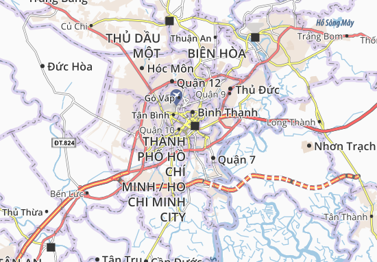 Carte-Plan Nguyễn Cư Trinh