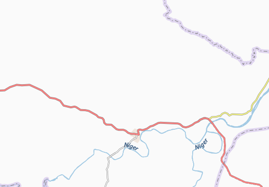 Kaart Plattegrond Guéréko