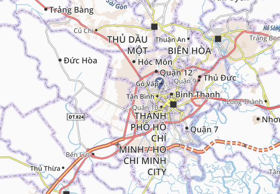 Karte Stadtplan Bình Hưng Hòa A