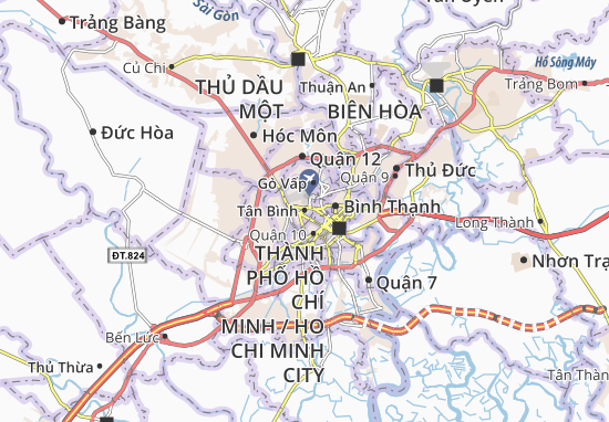 Karte Stadtplan Tân Bình