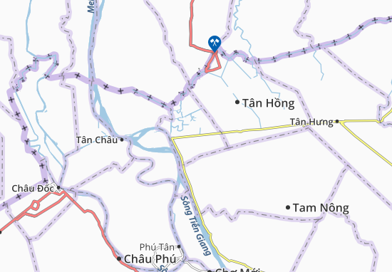 Karte Stadtplan An Bình B