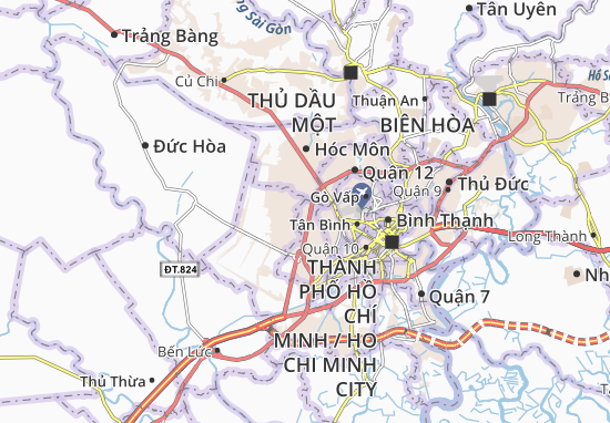 Karte Stadtplan Bình Hưng Hòa B