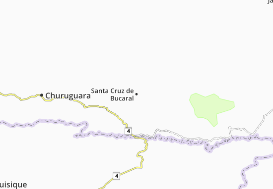 Mapa Santa Cruz de Bucaral