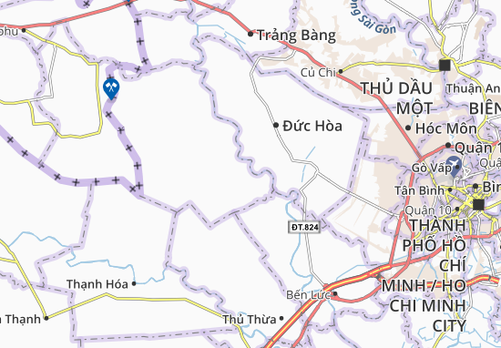 Karte Stadtplan Bình Hòa Nam