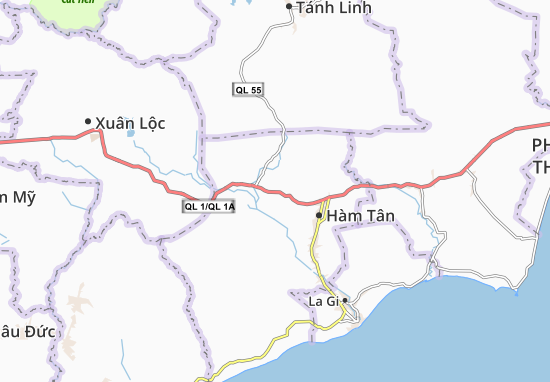 Karte Stadtplan Tân Phúc