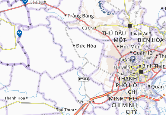 Karte Stadtplan Hòa Khánh Đông