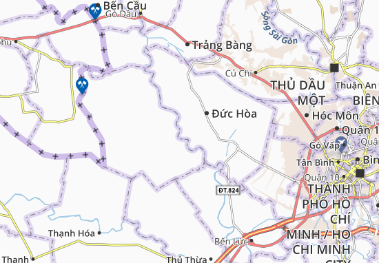 Karte Stadtplan Hòa Khánh Tây
