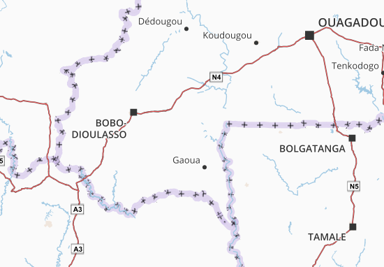 Mapa Bougouriba