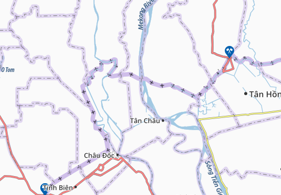 Karte Stadtplan Vĩnh Hòa