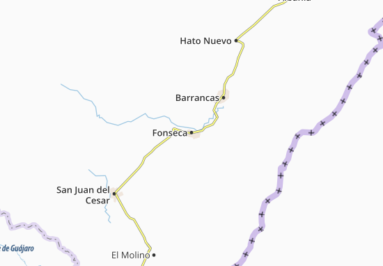 Kaart Plattegrond Fonseca