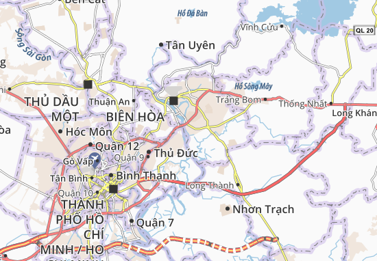 Mappe-Piantine Long Bình Tân