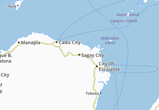 Karte Stadtplan Sagay City