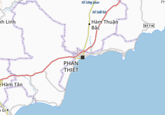 Mapa Phan Thiết