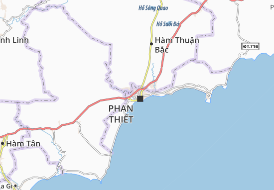 Karte Stadtplan Phú Tài