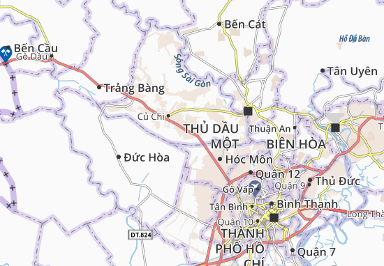 Kaart Plattegrond Tân Phú Trung