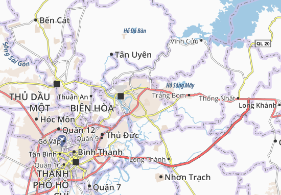 Karte Stadtplan Long Bình