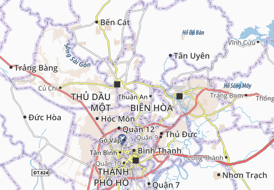 Carte-Plan Thuận Giao