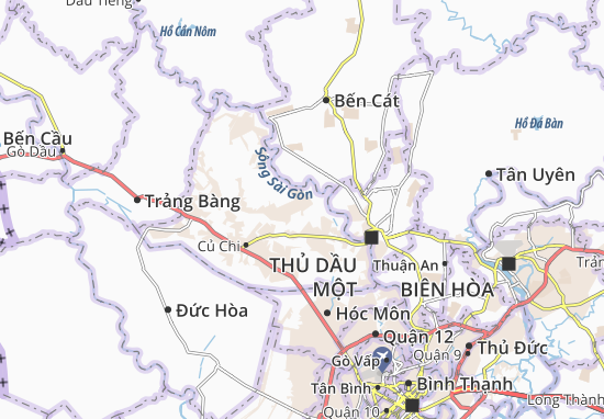 Phú Hòa Đông Map
