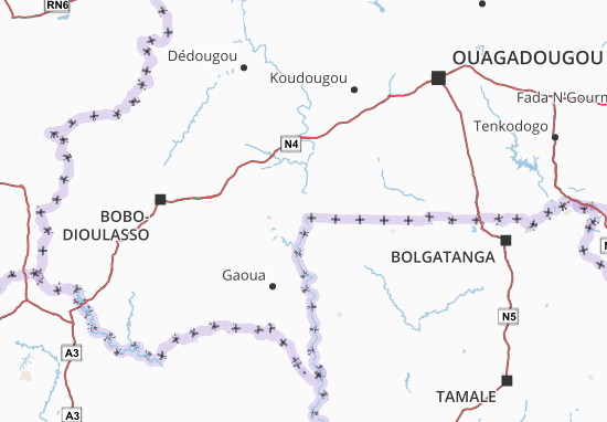 Karte Stadtplan Ioba