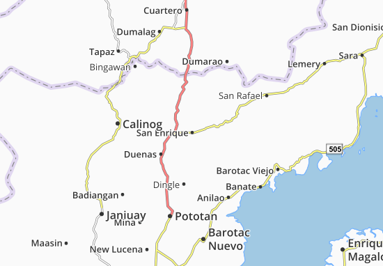 Kaart Plattegrond San Enrique