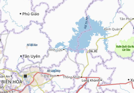 Kaart Plattegrond Mã Đà
