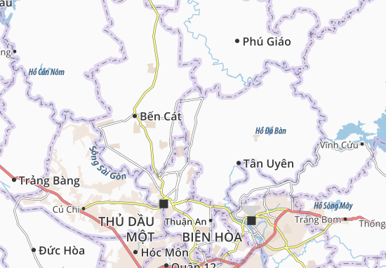 Karte Stadtplan Vĩnh Tân