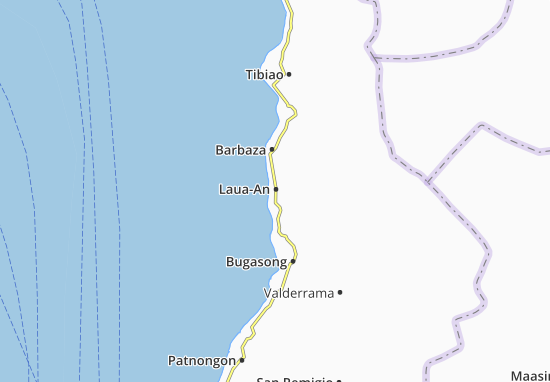 Karte Stadtplan Laua-An