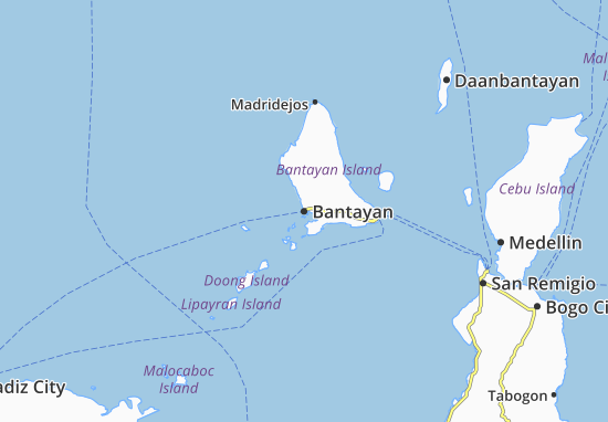 Karte Stadtplan Bantayan