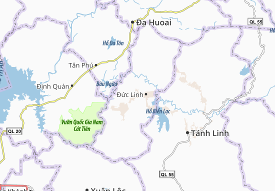 Karte Stadtplan Nam Chính