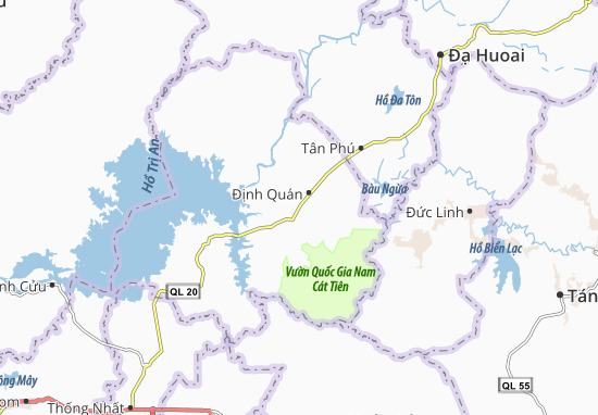 Mapa Định Quán