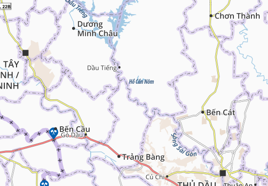 Karte Stadtplan Thanh An