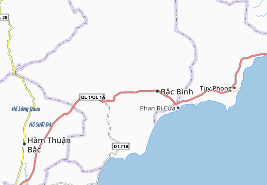 Karte Stadtplan Phan Thanh