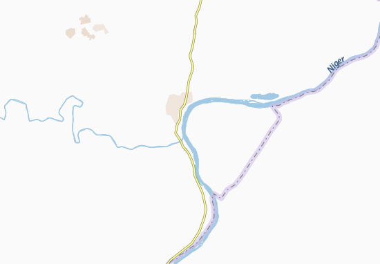 Mapa Kiniebakore