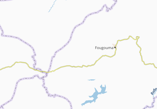 Karte Stadtplan Bourououal