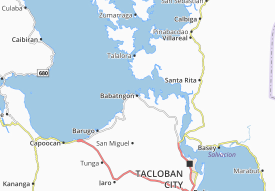 Karte Stadtplan Babatngon
