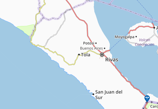 Karte Stadtplan Tola