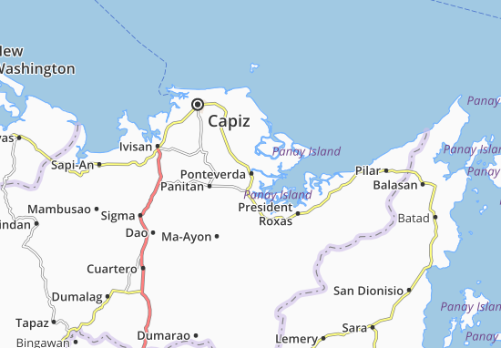 Ponteverda Map